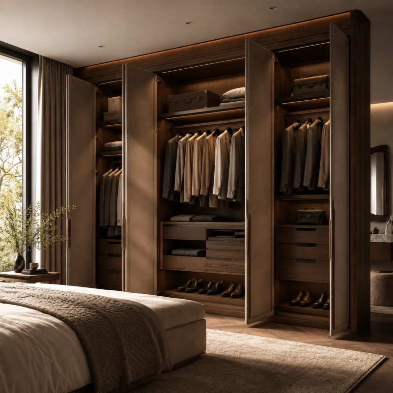 Luxury Leather Closet